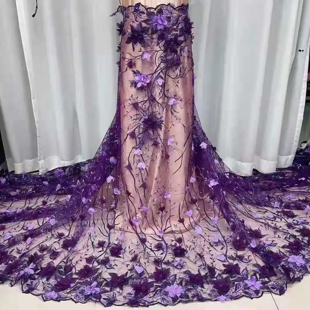 Лидер продаж кружевная ткань с винным кружевом швейцарское кружево высокое