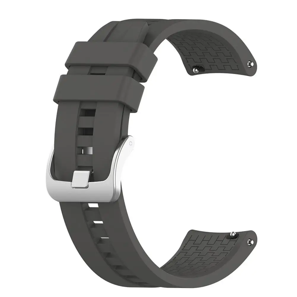 Grey 22 мм силиконовый ремешок для часов Ремешок для huawei Watch GT Active huawei часы волшебный браслет аксессуары - Цвет ремешка: Grey