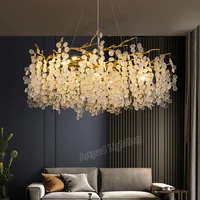Postmodern Large Chandeliers Crystals LED Luxury Light Fixtures for Living Room Indoor Creative Lighting