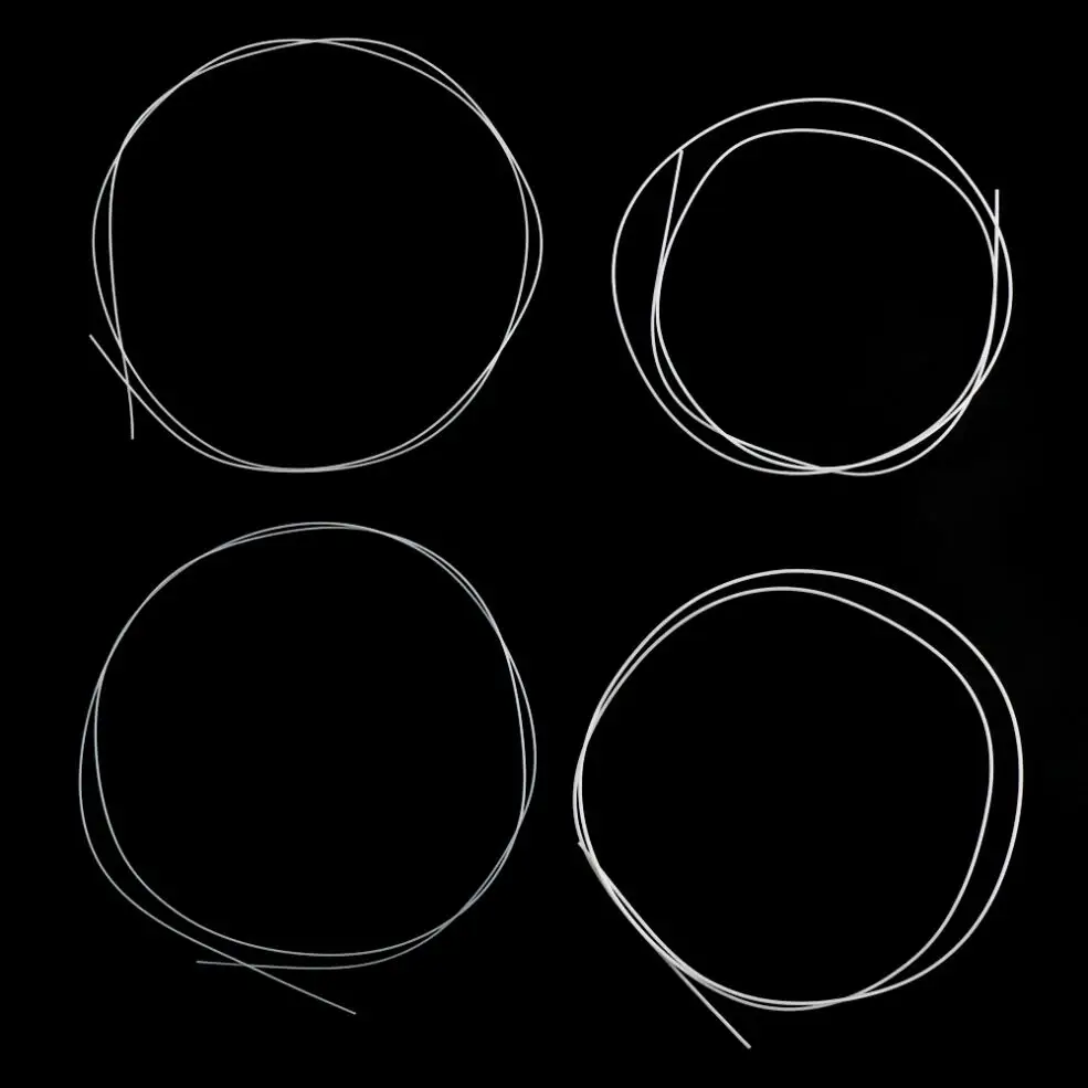 IRIN 4 шт./компл. струны прочная нейлоновая оплетка продлевает Струны для укулеле запасная часть для 2" 23" 2" Белый Струнный инструмент