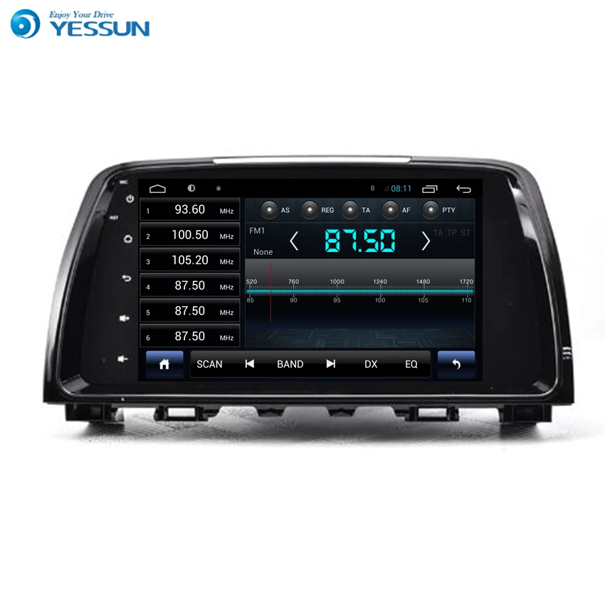 Радио YESSUN Android автомобильный DVD-плеер для Mazda 6 2012 ~ 2016 стерео радио мультимедиа