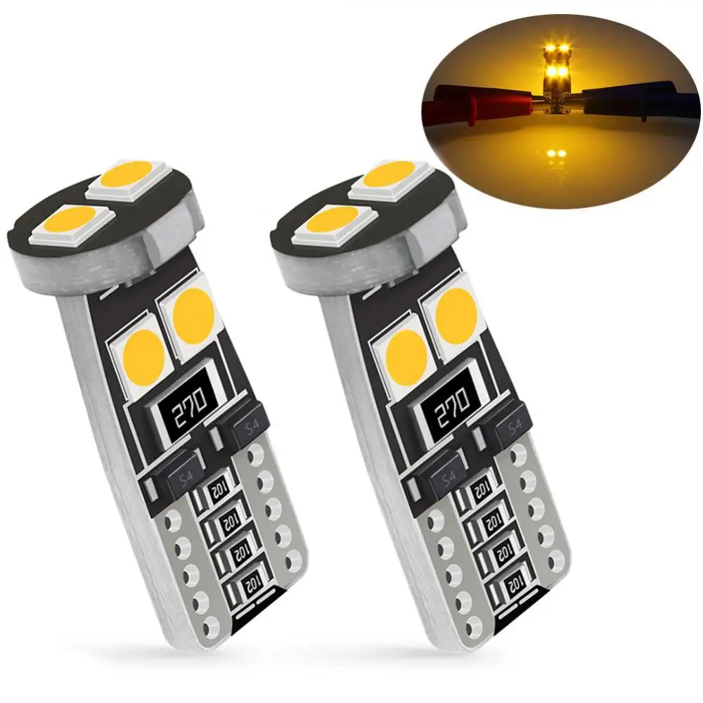 

2Pcs 164 2825 T10 Car Interior Signal Lamp Dome Reading License Plate Light