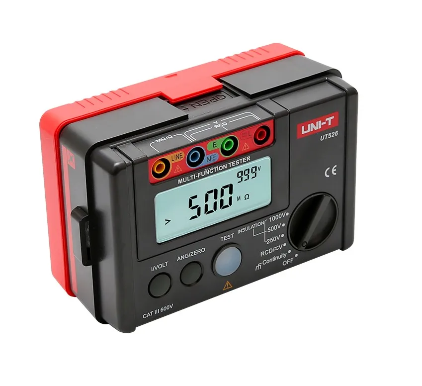 Multi-function digital electric meter Electrical Insulation Tester UT526 Earth Resistance Meter+RCD Test Machine | Инструменты