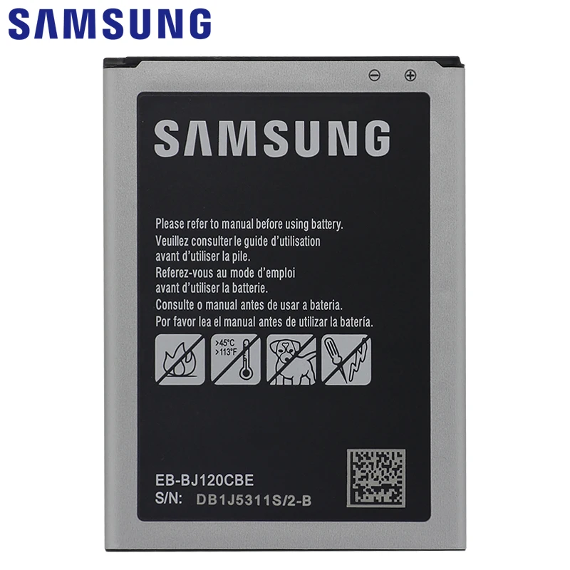 original samsung j1 2016 phone battery eb bj120cbu for samsung galaxy j1 2016 sm j120a j120 j120f sm j120f j120h j120ds 2050mah free global shipping