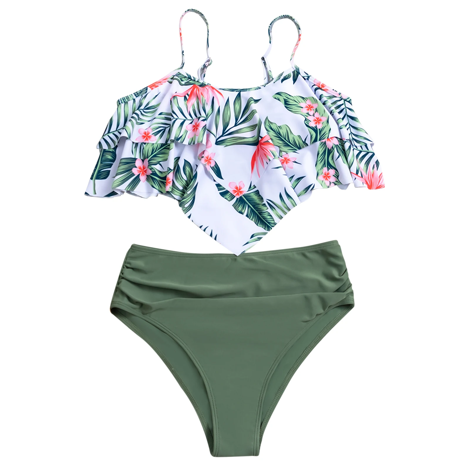 Женские сексуальные бикини Русалка хвост купальник с накоплением рисунком