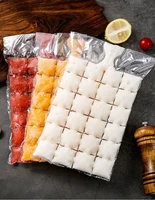 10pcspack ice cube mold disposable self sealing ice cube bags transparent faster freezing ice making mold bag summer cooling
