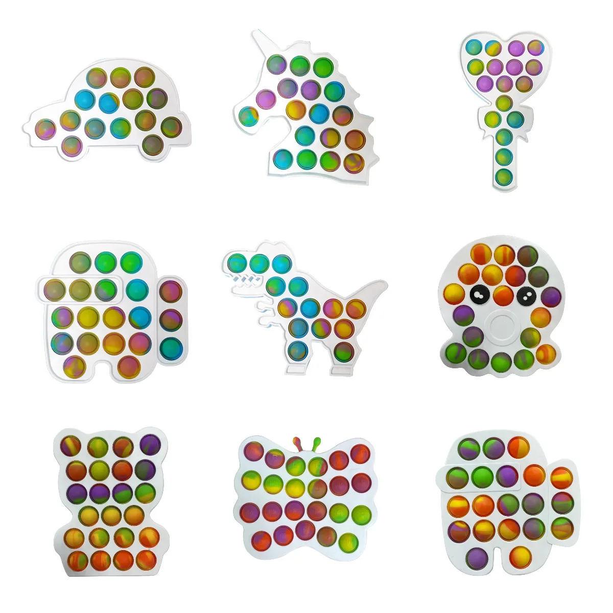 Антистрессовые игрушки с простыми яммами детский игрушечный инструмент для