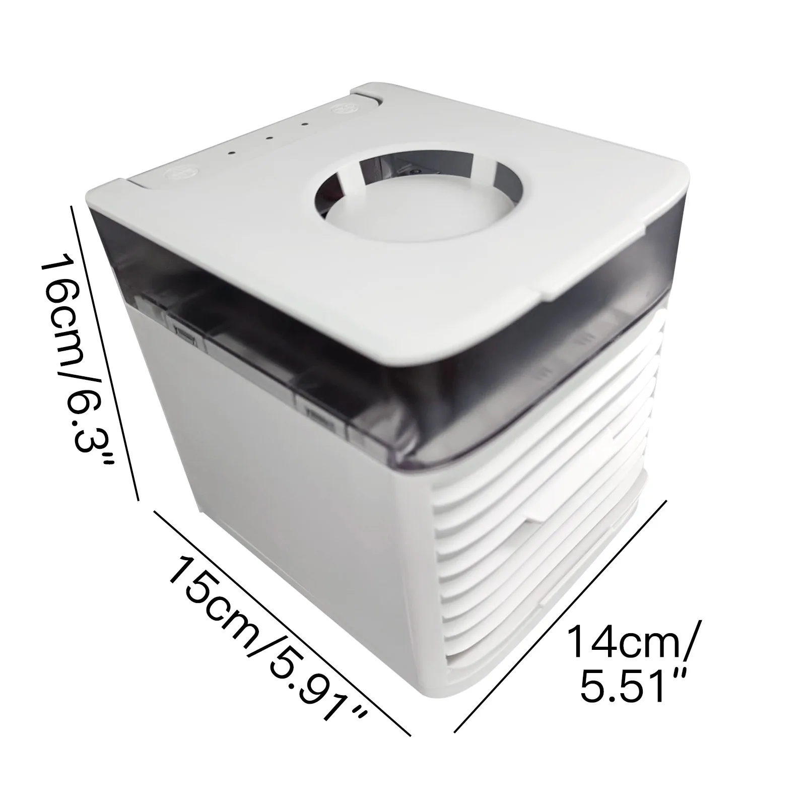 

Mini Air Cooler Desktop USB Small Air Conditioner Home Dormitory Indoor Fan