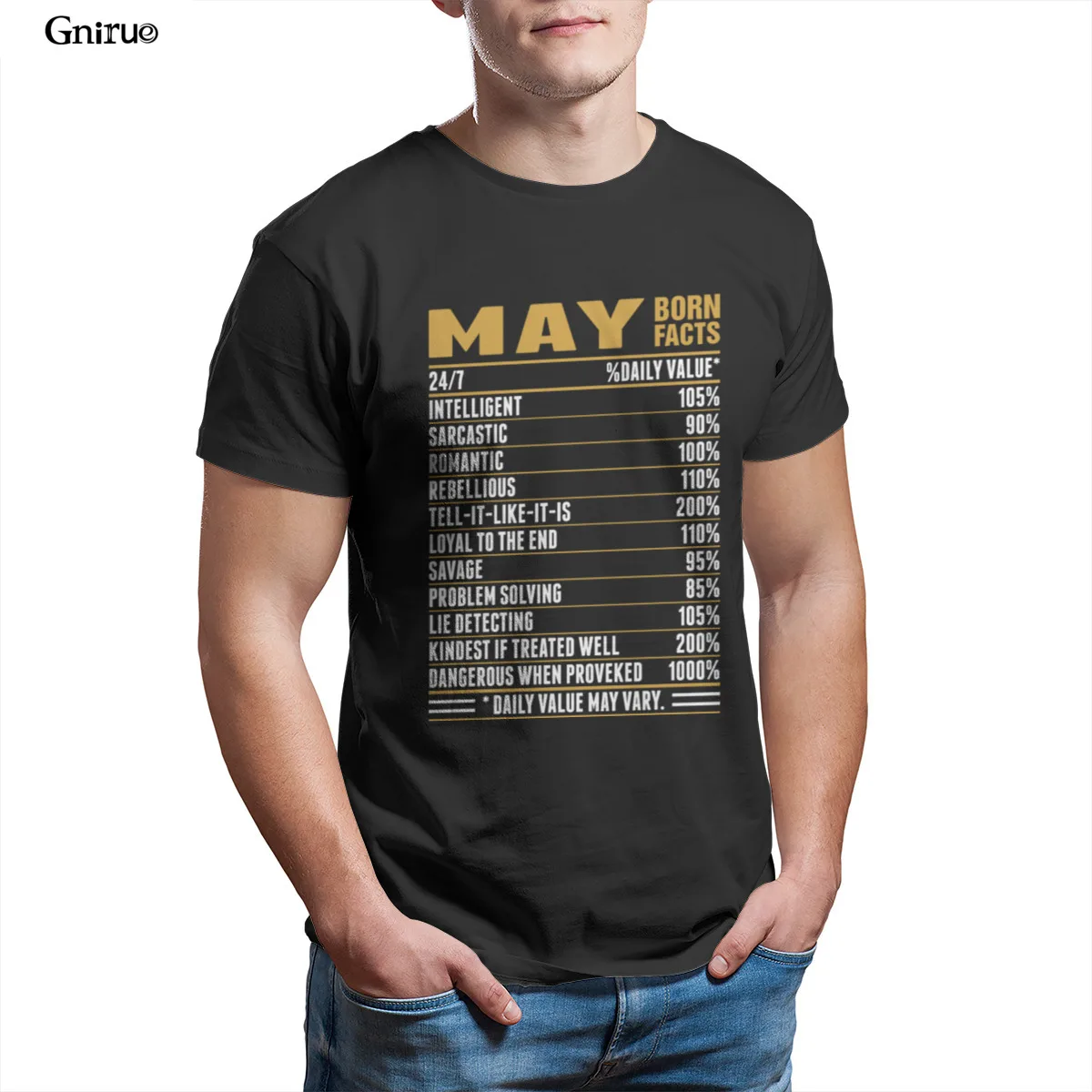 

Wholesale May Born Facts Tshirt Mens Tall T-Shirt Gift Groot Kawaii Woman 101735