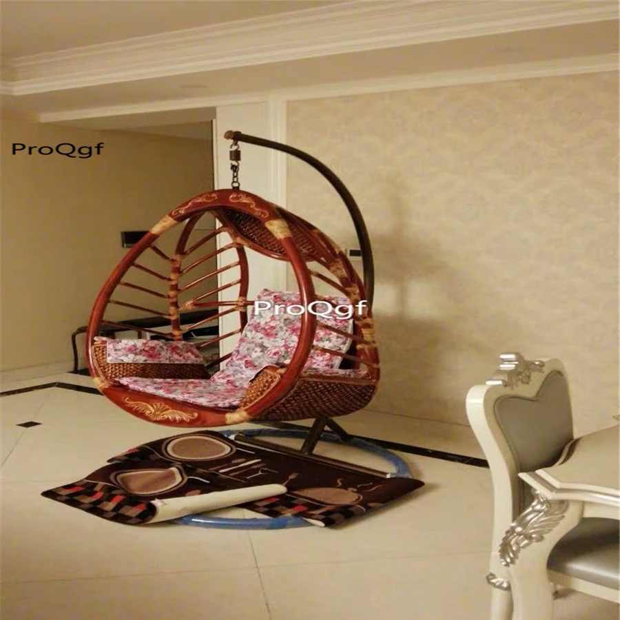 Ngryise 1Pcs A Set swing rattan chair tree leaf shape