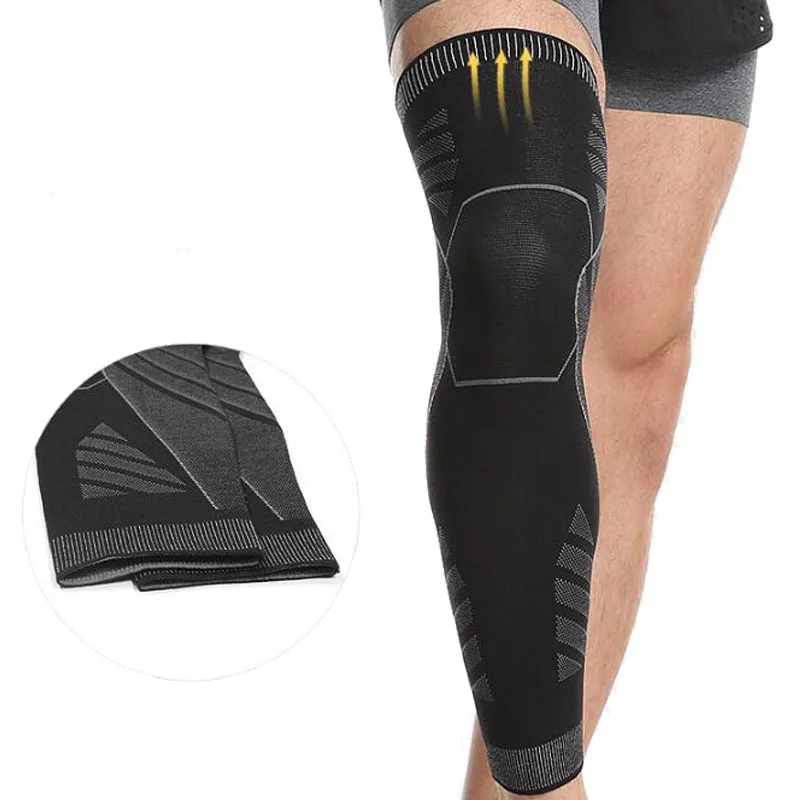 

Running Compression Knee Sleeves Shin Guard Legs Warmer for Cycling Basketball Football Sports Calf Support Brace Gym Protector