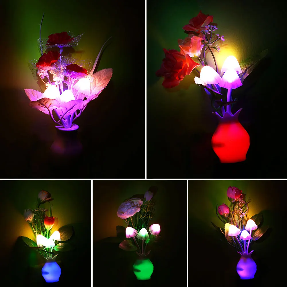 Светодиодный настенный светильник ночник датчик света для дома спальни