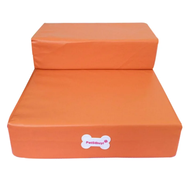 Orange Новое поступление, лестница для собак из искусственной кожи, лестница для питомцев, для щенков, кошек, водонепроницаемая лестница для собак, противоскользящие принадлежности для собак, прочные товары для домашних животных - Цвет: Orange