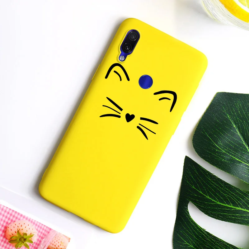 Силиконовый чехол с 3d-изображением конфет для Xio mi Red mi Note 8T 8 7 6 5 Pro 8A 7A 6A S2 чехол для Xio mi 9 Lite A3 A2 A1 Play 8 SE mi 9T Capa - Цвет: YellowI043