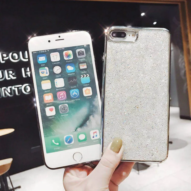 

Fashion Luxury electroplated diamond phone case for iPhone11 Pro Max X XR XS XSMax 8 7 6PluS anti-drop protective back cover