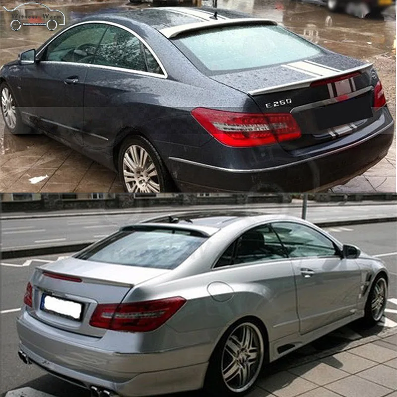 Задний бампер из углеродного волокна E class w207 c207 спойлер для багажника крылья