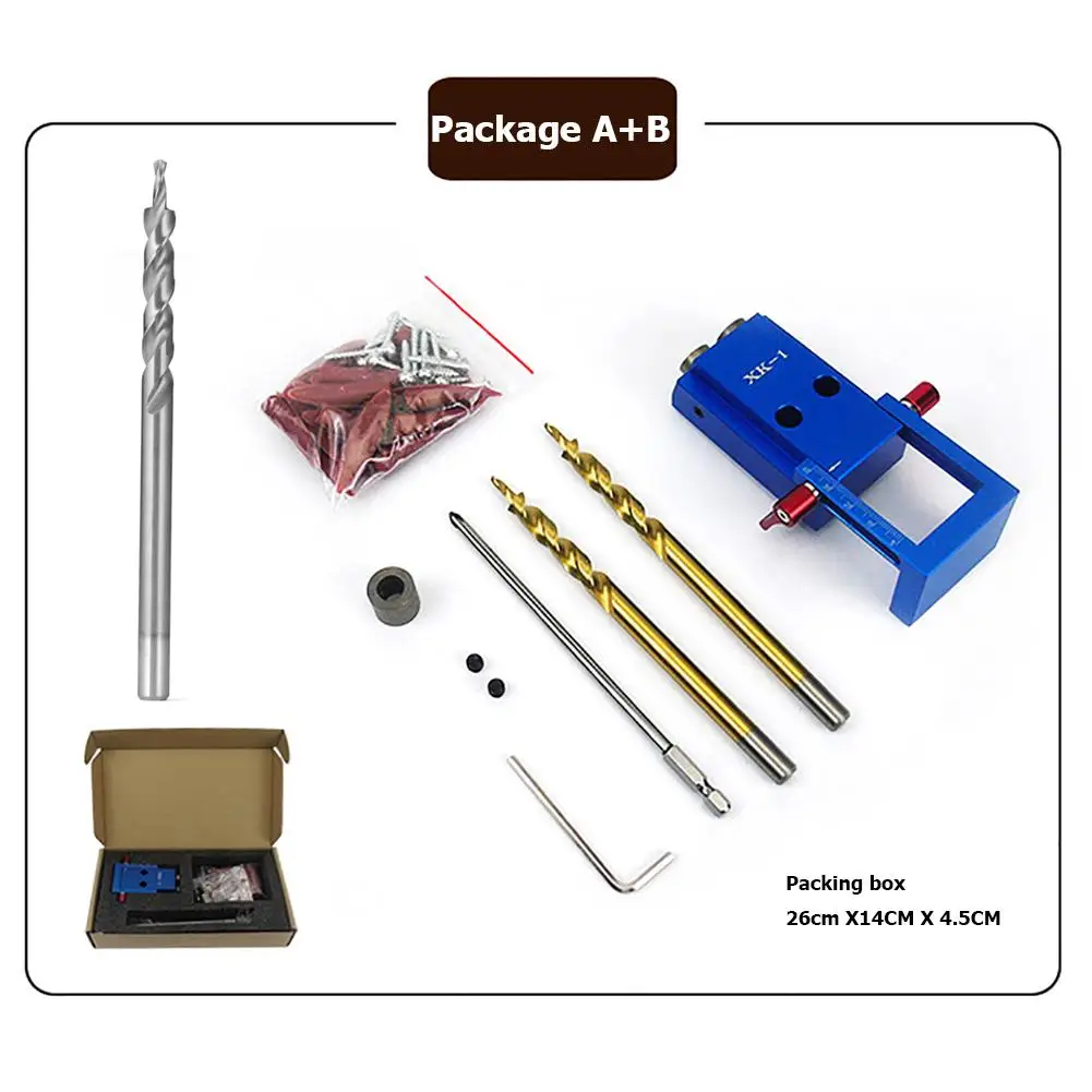 Набор направляющих для сверления дерева Классическая текстура скошенное