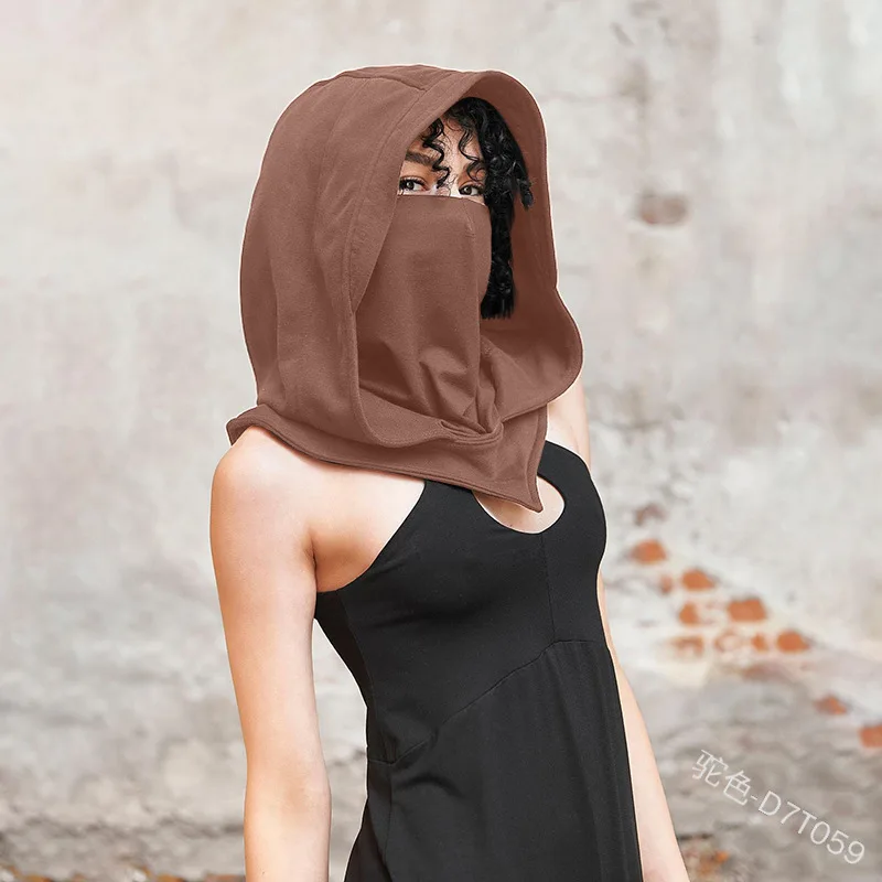 Unisex Halloween Costumes Medieval Mask Hat Cosplay Renaissance Hooded Cloak Assassin Black Gothic Vampire Accessories |
