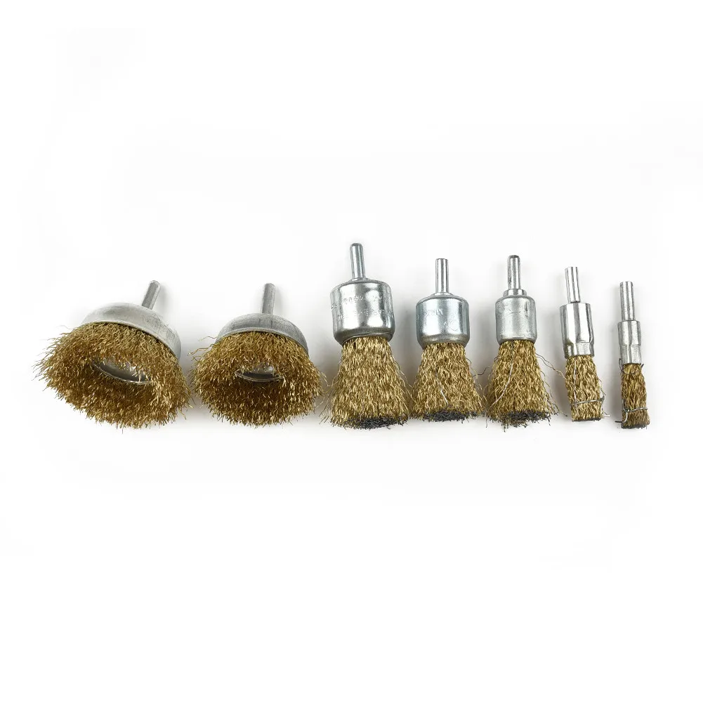 

Rust Wire Brush Grinder Rotary Tools Accessories Drill Attachments Steel Wheel