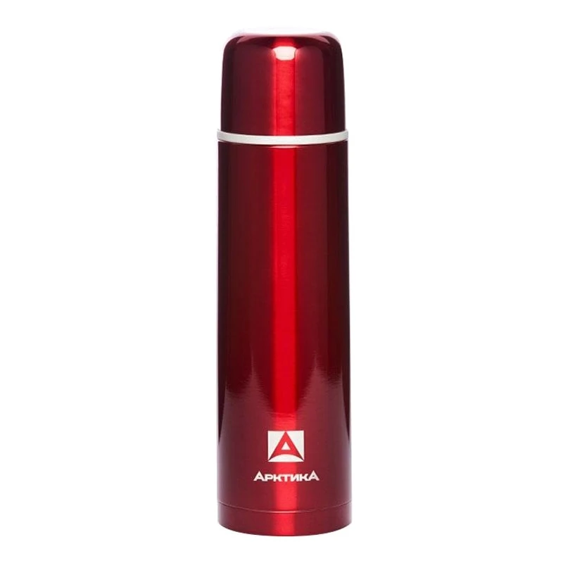 Thermos arctica 102-1000 1000 mL (red) heat preservation product drink stainless steel durable housing household heat-insulating tableware long-term