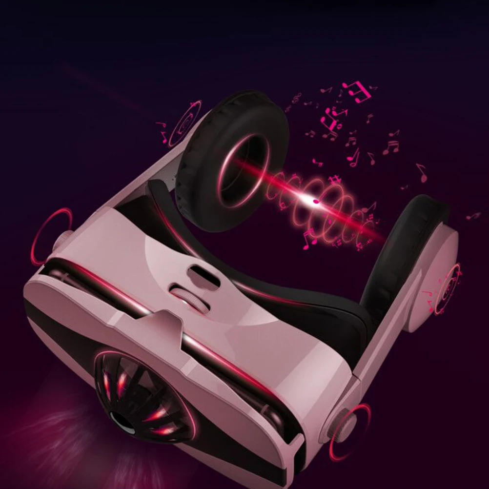 3D VR Headset Virtual Reality Glasses for Video Film Compatible iPhone and Android Smartphones | Электроника