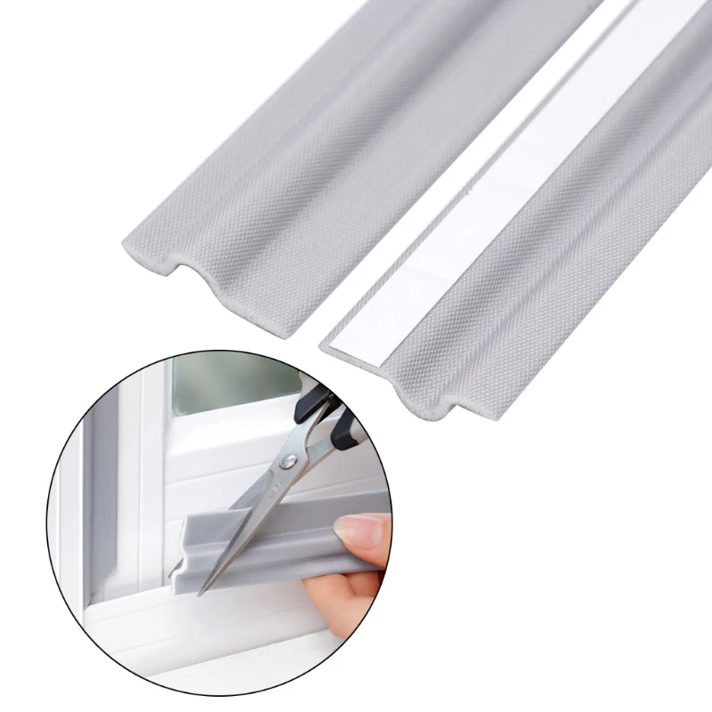 

3pcs/set 6m Sliding Door Window Sealing Strip Self-adhesive Soundproof Strips