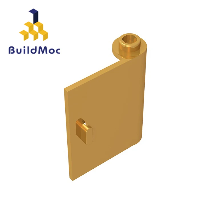 BuildMOC собирает частицы дверь 60657 1x3x3 правая для строительных блоков детали