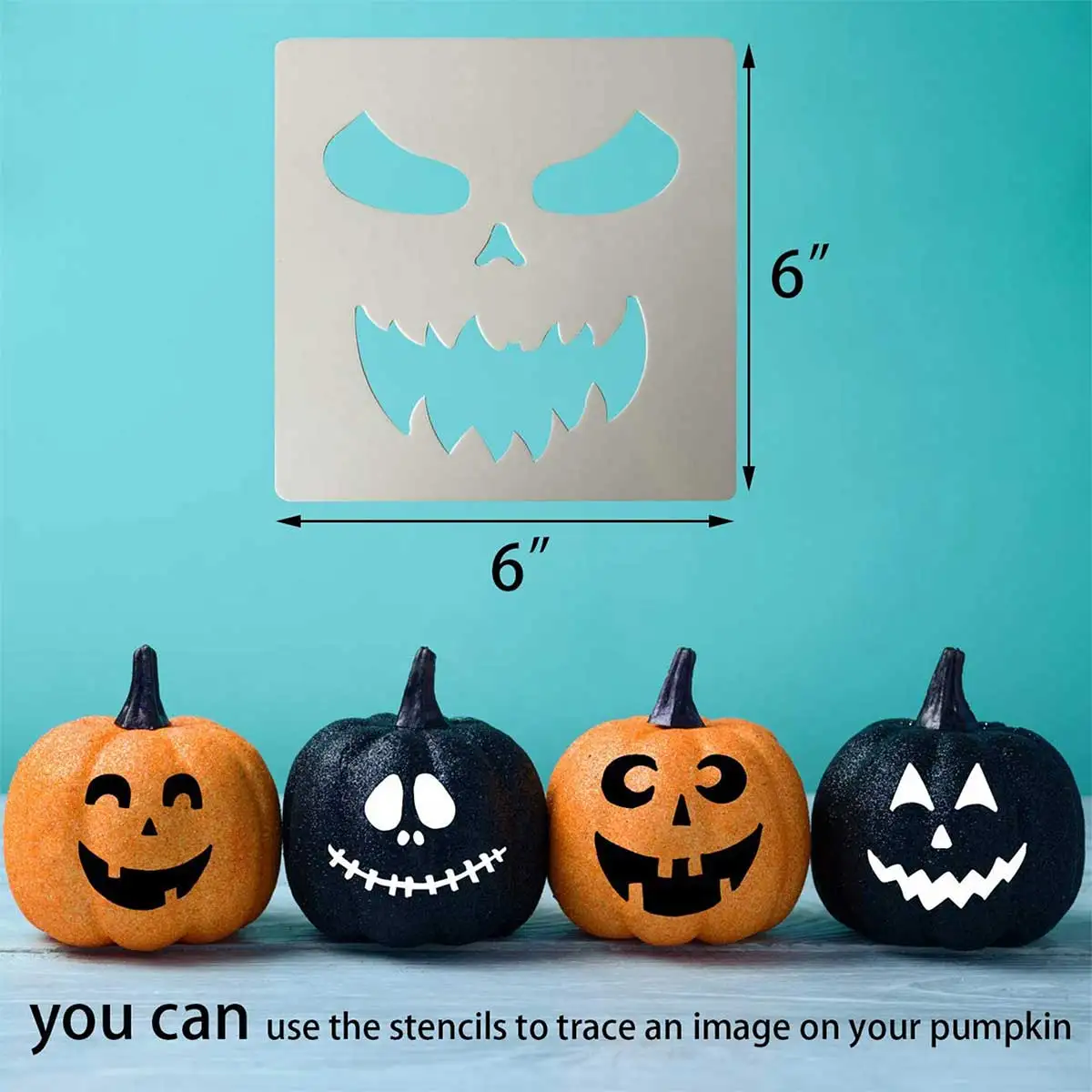 Детские игрушки для рисования на Хэллоуин строительные шаблоны 27 шт. тыква лица