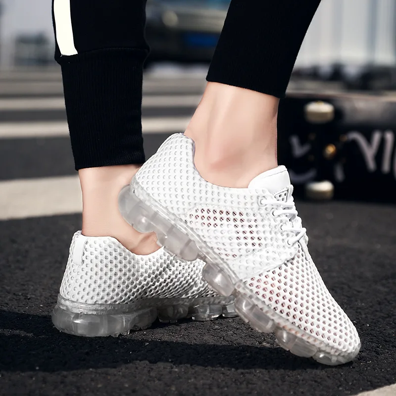 

2019 New Men Sneaker Air Mesh Breathable Walking Shoes for men Top Quality tenis masculino adulto Air Cushion Casual Shoes men