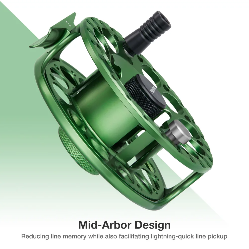 Рыболовная катушка Piscifun Save II Green Fly Reel 3/4 5/6 7/8 Полностью герметичная с ЧПУ из