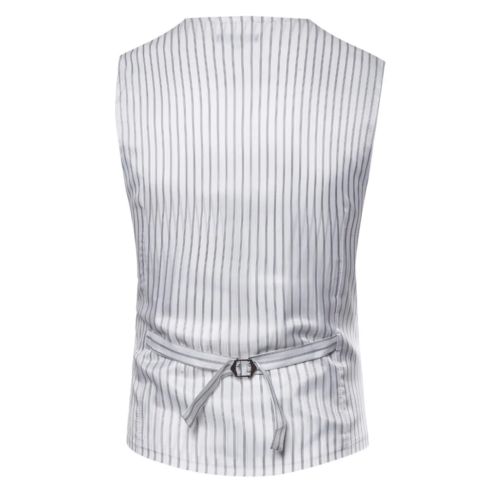 2019 брендовая новая деловая Повседневная Свадебная Мужская жилетка куртка без