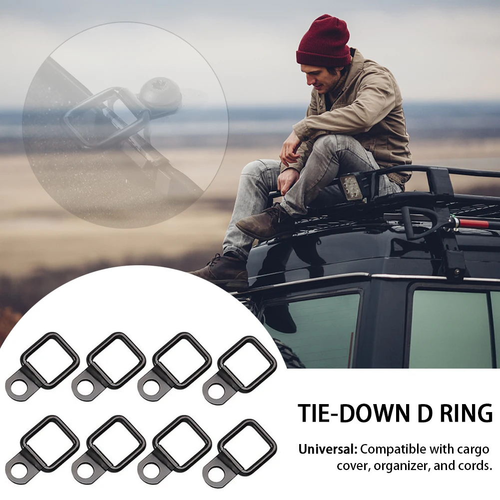8 шт. железные кольца D для багажника грузовое оборудование БЫСТРОРАЗЪЕМНАЯ