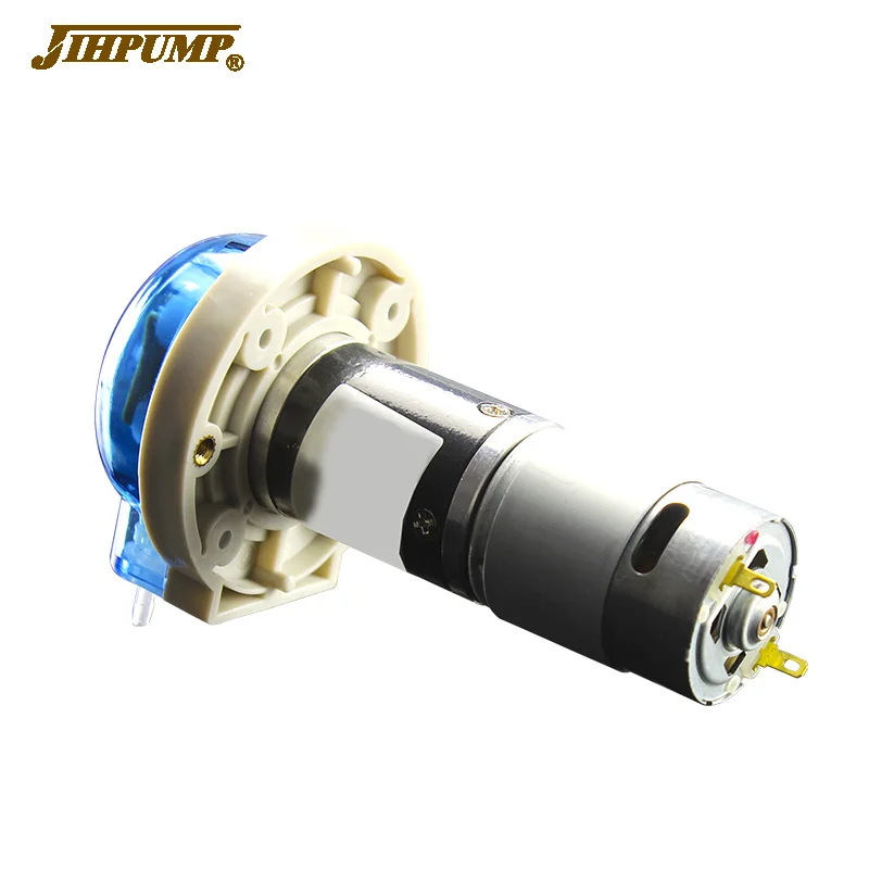 

JIHPUMP MN2 Low Flow Rate Linear Peristaltic Pump with Stepper Motor Mini Liquid Pump Replace KNF Pumps DC 6V 12V 24V