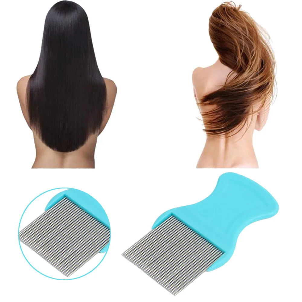 Волосы вошь расческа из нержавеющей стали для женщин и девушек инструмент