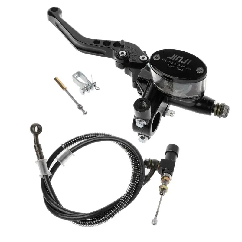 

2019 New 7/8" 22mm Motorcycle CNC Hydraulic Clutch Kit Lever Master Cylinder Knitting Oil Hose 125 ~ 250cc Auto accessories