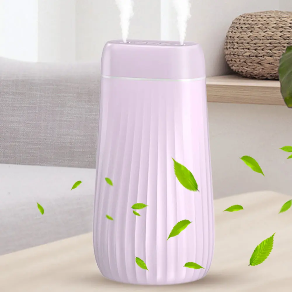 

Fashion Humidifiers Bedroom High Capacity Atmosphere Rendering Silent 1000ml USB Charging Humidificateur Atomizing Humidifier