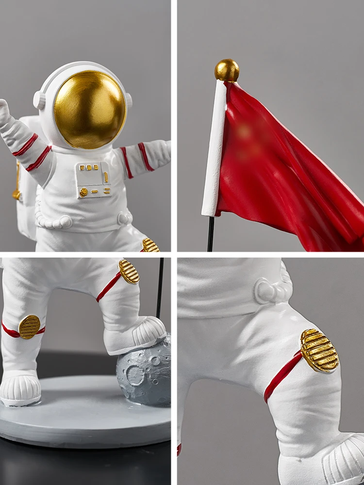 

Nordic Light Luxury Home Decoration Creative Office Wine Cabinet Decoration Modern Astronaut Desktop Display Ornaments