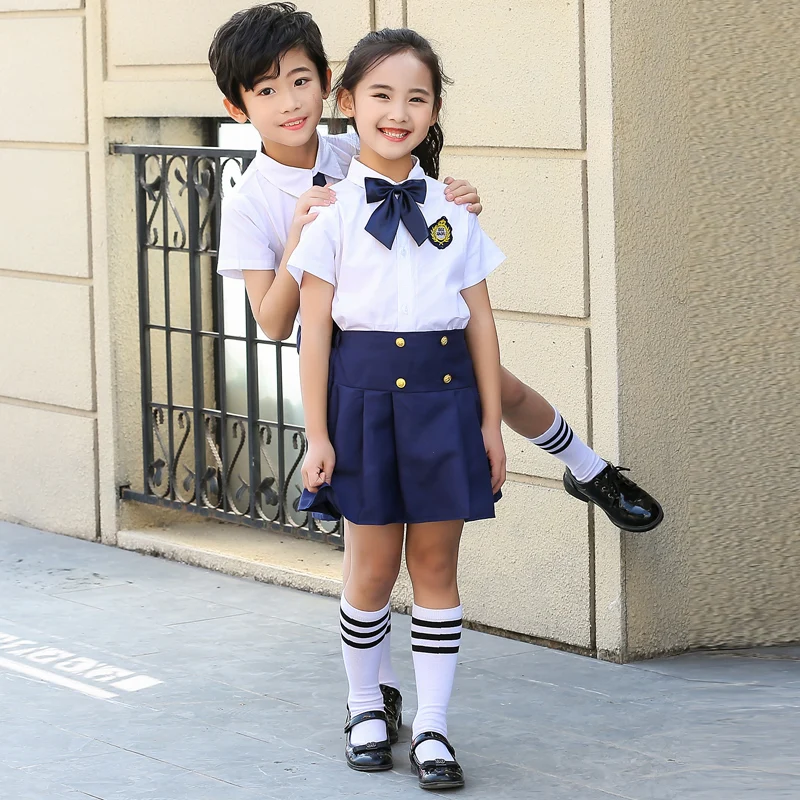 Детская школьная форма ученики начальной и средней школы костюмы для хора