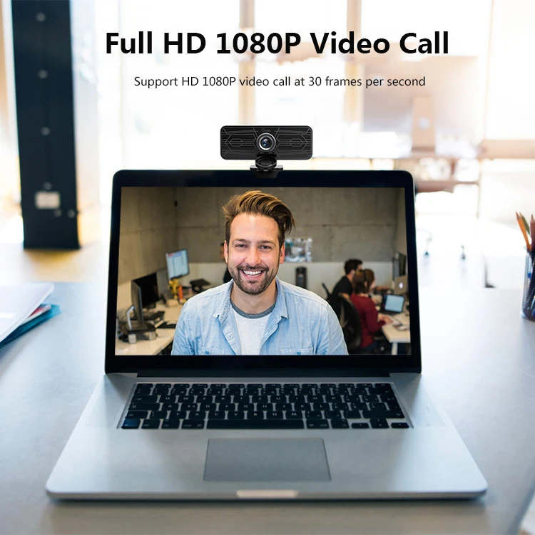 Веб-камера HD 2 0 P с микрофоном 1080 градусов USB | Компьютеры и офис