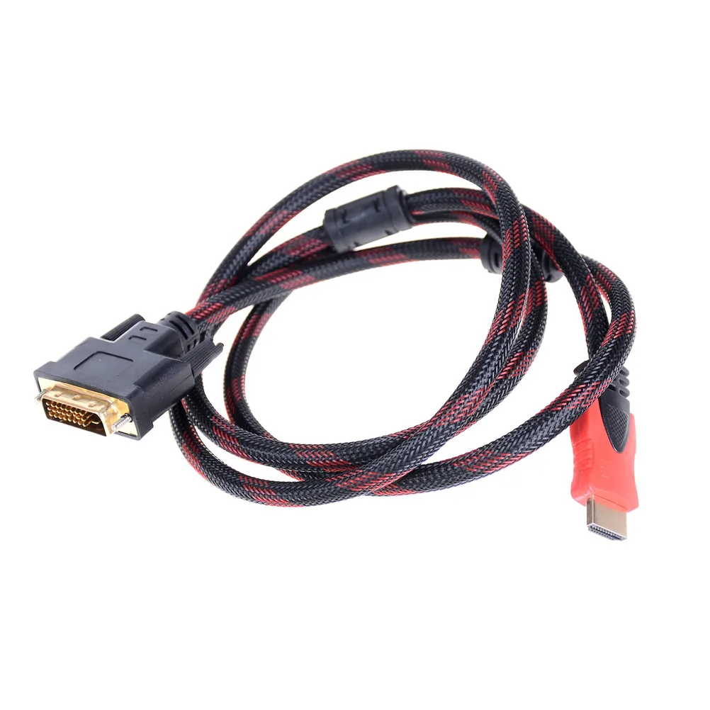 Высокоскоростной аудиокабель 5 футов DVI D Male к HDMI FNRG кабель высокоскоростной