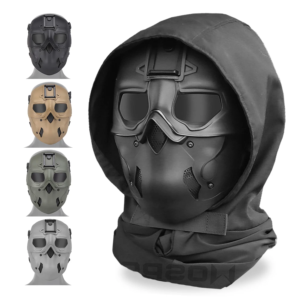 

Тактическая Маска на все лицо, защитный экран для лица, велосипедная вуаль, походная защита для лица, удобные маски для страйкбола