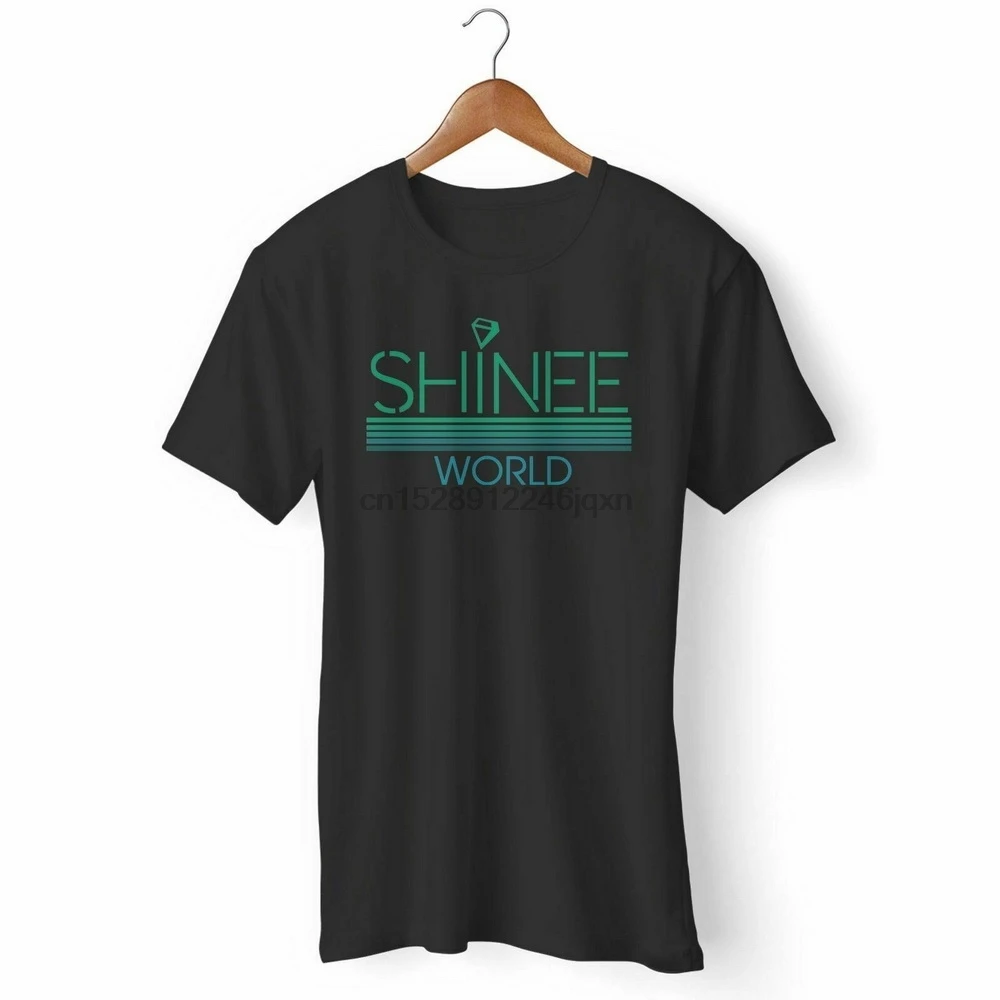 Новый KPOP мир SHINee MANS WOMANS Футболка США размер EM1 хлопковая футболка бесплатная