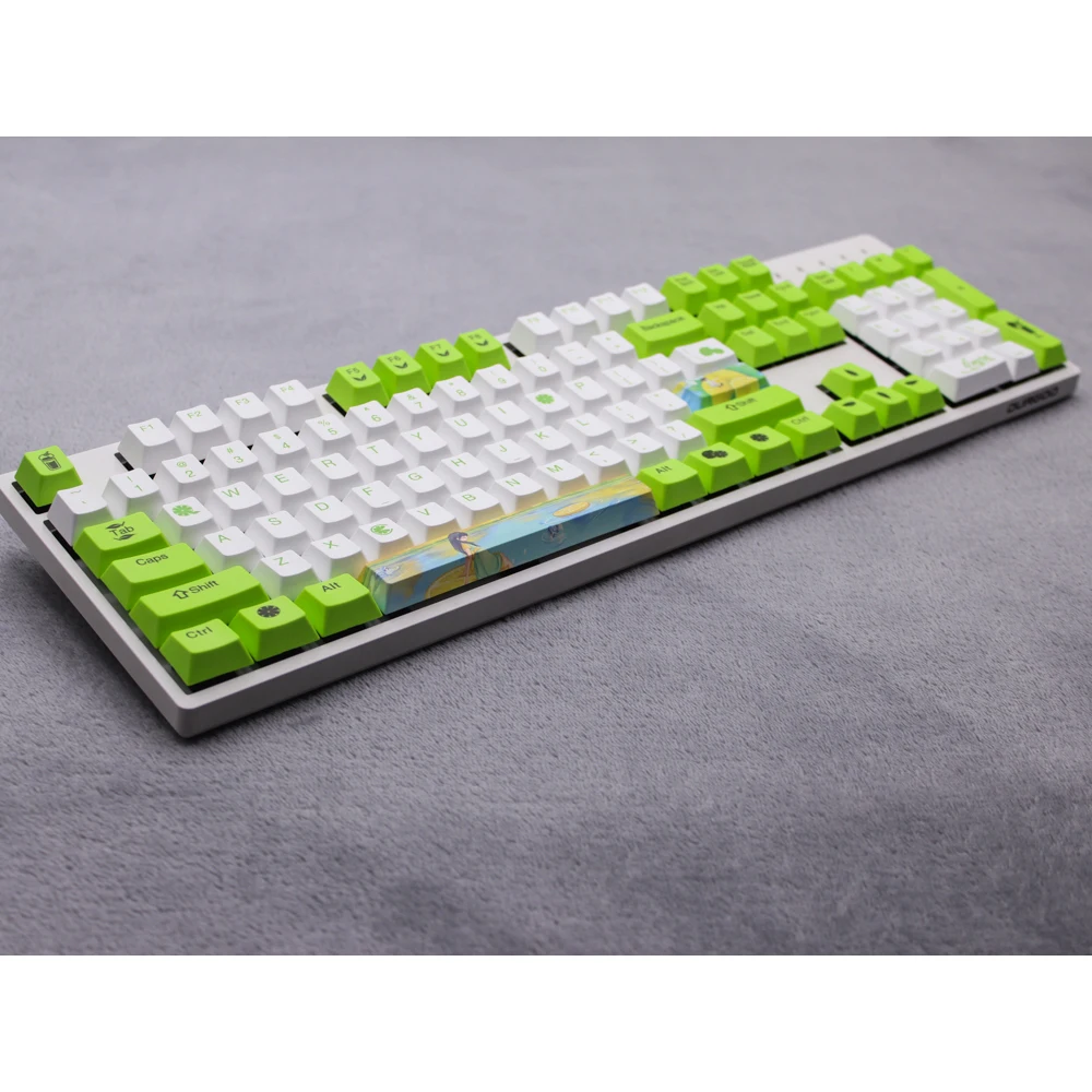 

MP Lemon Keycap Cherry Profile краска-сублимация 111 клавиш толстые клавиши PBT MX Переключатель механическая клавиатура Keycap