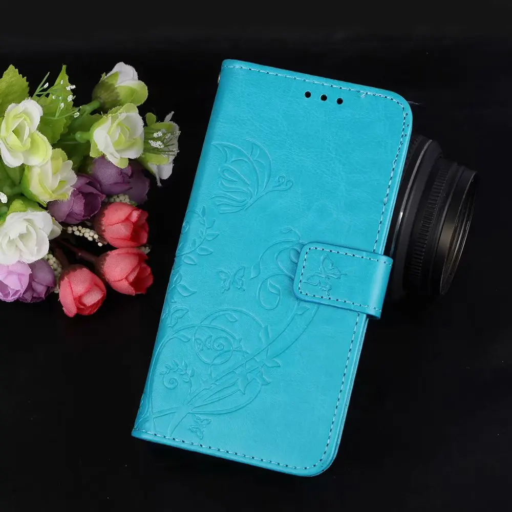 Blue Чехол-книжка с откидной крышкой для SAMSUNG Galaxy J1 6() J120F J120H J120ZN SM-J120FN J12016 из искусственной кожи, чехол-бумажник, чехол из ТПУ с полным корпусом - Цвет: Blue
