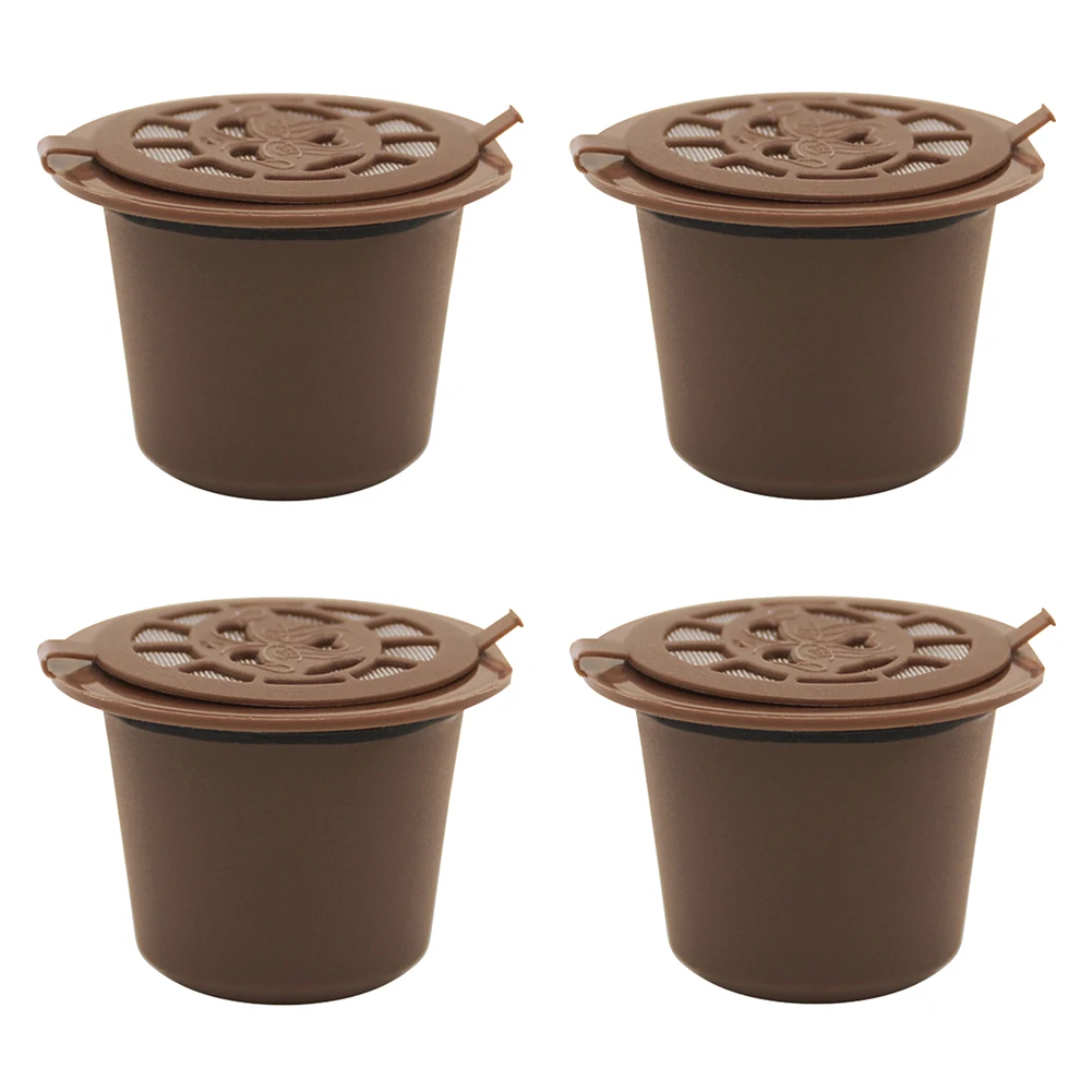 Кофе 4 шт./компл. фильтр для кофе многоразовый Nescafe dolcegusto многоразовая кофейная капсула Nespresso экологически чистые чайные Корзины - Цвет: Кофе