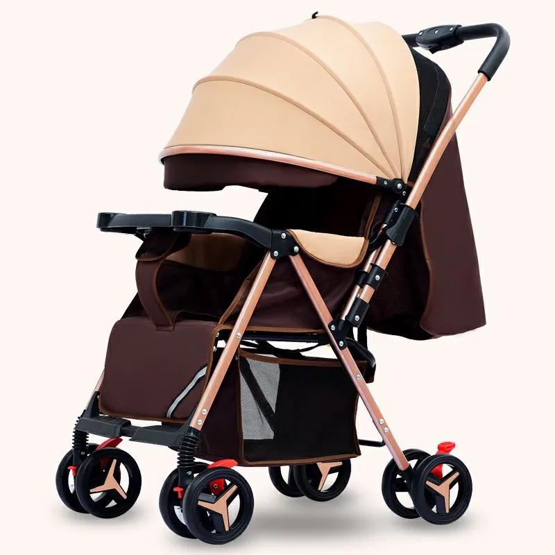 

Luxury Bebe Quick Folding Stroller Lightweight Stroller Aluminum Alloy Baby strollers Hot Mom BabyTravel Trolley