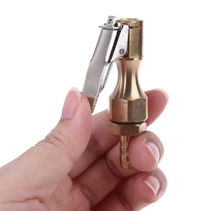 

6.5mm Locking on Tire Chuck Clip Air Inflator Compressor Pump Adapter for Car Wholesale