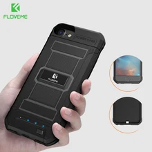 FLOVEME Battery Charger Case For iPhone 6 6S 7 8 Plus Charging Case For iPhone Portable Power Bank Charge Power Bank