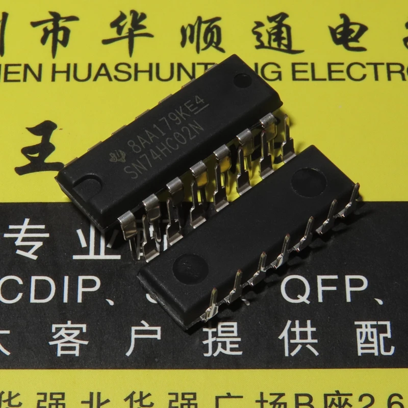 

10pieces SN74HC02N 2 DIP-14