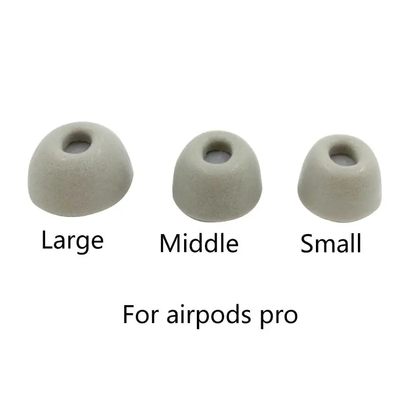 

Specifically Designed Soft Sponge Silicone Memory Foam Replacement Earbuds for Apple Pods Pro 3 Noise Reduction